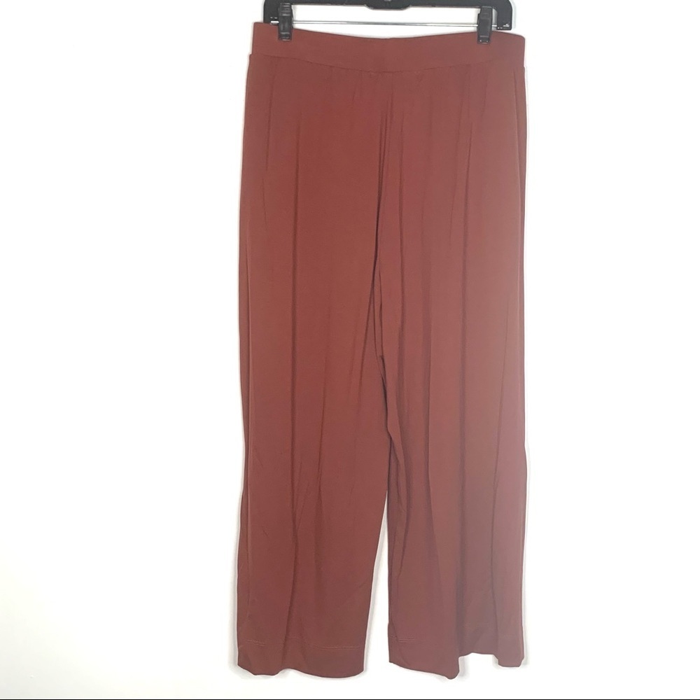 Peruvian Connection | Twyla Rust Orange Crop Pants - image 6
